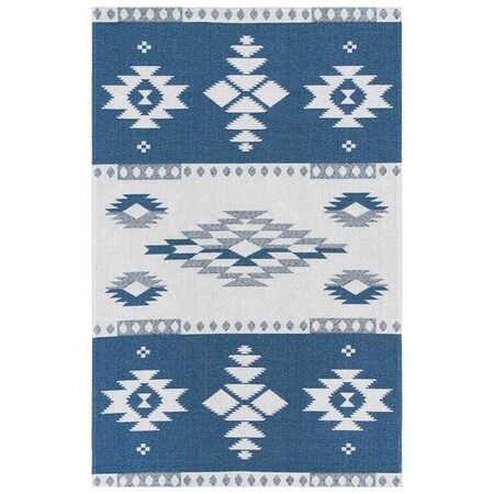 Safavieh 8 ft.-7 in. x 12 ft. Augustine 400 Power Loomed Rectangle RugNavy & Creme AGT426N-9